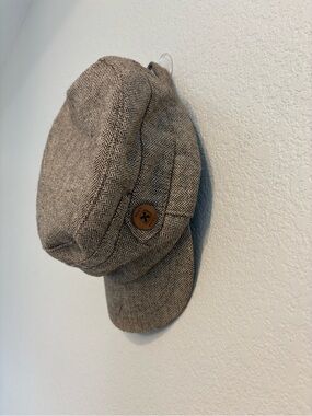 Roxy Women’s Military Cadet Hat Herringbone Newsboy Cap OS